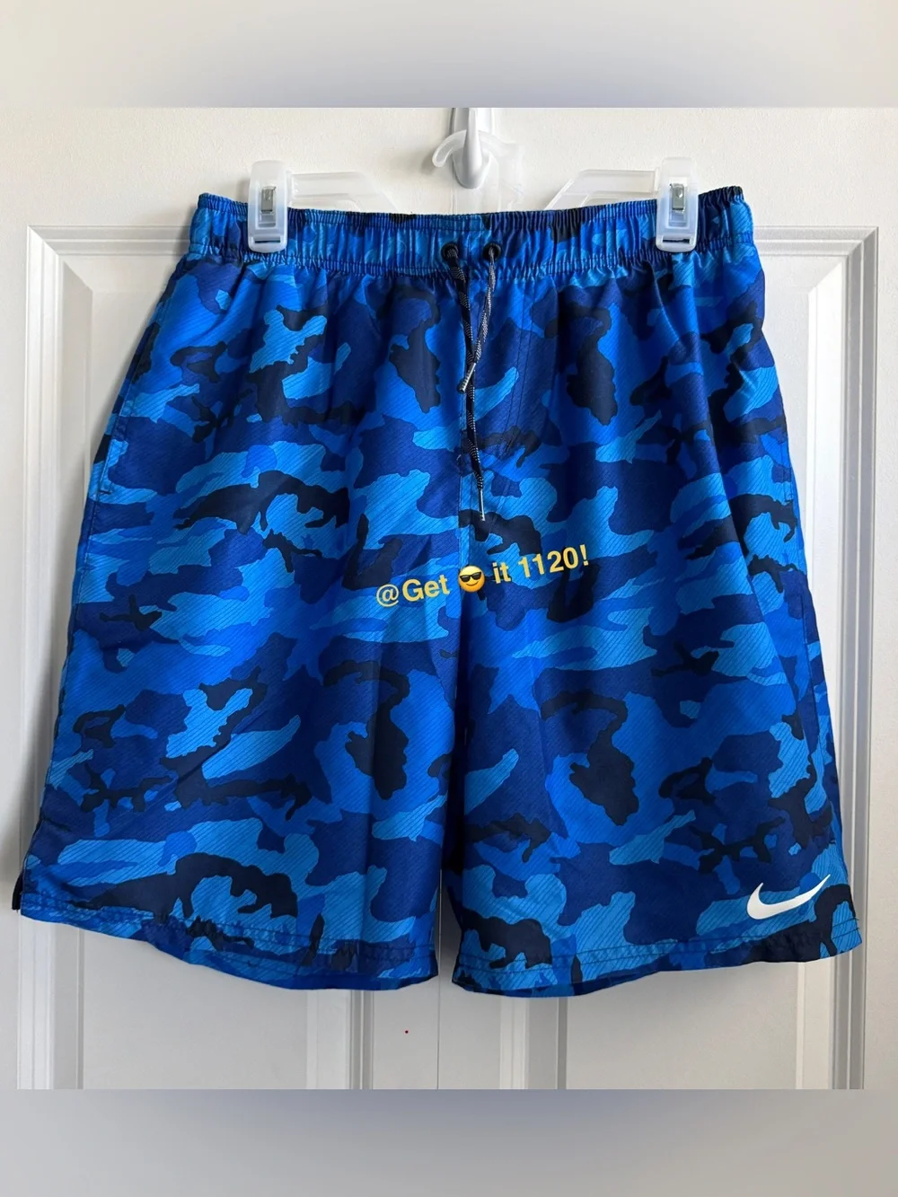 Nike Swim Men’s Vital 9in Volley Beach Shorts NESS9423-489 Obsidian Size L